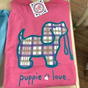 Puppie Love T-Shirts!! Plaid Puppy!